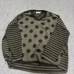 :tang. ドットストライプニットセーター サイズ38