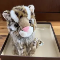 LELLY イタリア製　猫　サバトラ　アメリカンショートヘアー　ぬいぐるみ LELLY イタリア製 猫 サバトラ アメリカンショートヘアー ぬいぐるみ