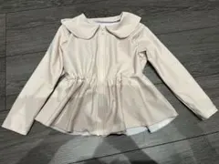 ピンク ラッシュガード 80cm フリル付き