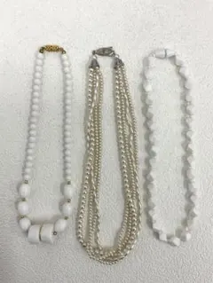 50.343【ネックレス　3本セット】ヴィンテージ　アンティーク