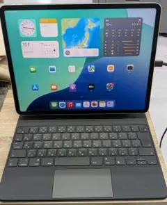 第5世代iPad Pro (12.9インチ) ブラック キーボードカバー付き