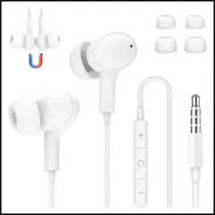 イヤホン 有線 マイク付き 有線イヤホン 磁気設計 HiFi