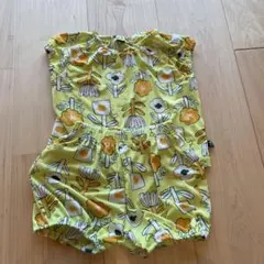 断*！様 モイモルン moimoln 花柄　黄緑　セットアップ　半袖　夏