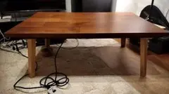 木製長方形 こたつ モジョ アッシュ 105 ダークブラウン