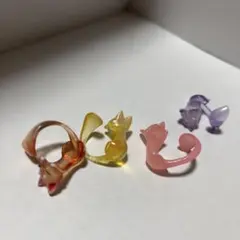 Qualia まきつきキツネリング 4個セットのサムネイル