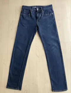 【無印良品】ストレッチデニムパンツ リラックス　スリム　スキニー　28 ③のサムネイル