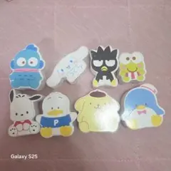 サンリオキャラクターズ 木製マスコット 巾着セット はぴだんぶい つみき