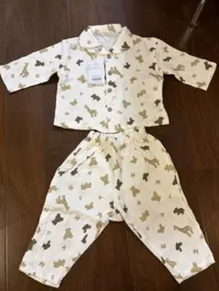 コットン動物柄パジャマ 100cm