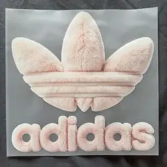 adidas アイロンプリントシート トレフォイル ピンク