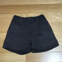 Gu デニム　ショートパンツ　ブラック　140 黒　ボトムス