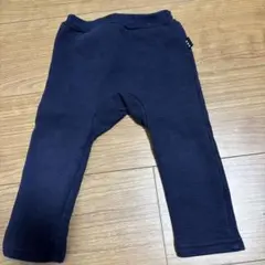 ネイビー リブ編み パンツ 90