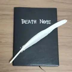 DEATHNOTE デスノート ノートブック 小道具 フェザーペン付き　a