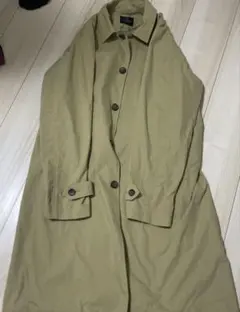 nano ベージュ ステンカラーコート