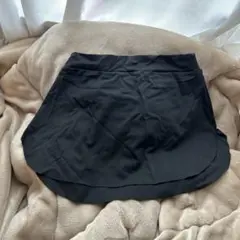 黒 フレアスカート ポリエステル製