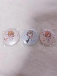 うたプリ　バースデー缶バッジ　アニメイト特典　3枚セット