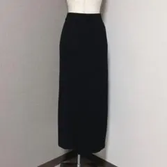 アズールバイマウジー　リブニット　巻き風　ロングスカート