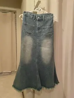 デニムマーメイドスカート