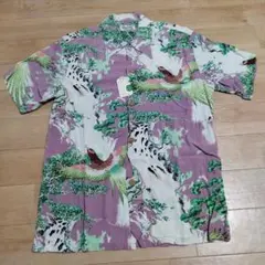 74 新品タグ付き Pearl Diver パールダイバー　アロハシャツ 和柄