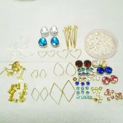 【１セット限定】172パーツ福袋♡ハンドメイドピアス 大量まとめ売り