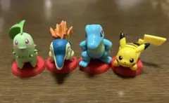 ポケモン　チョコエッグ　フィギュア　ジョウト　ワニノコ　ヒノアラシ　チコリータ