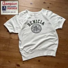希少 チャンピオン ランタグ 半袖スウェット Champion チャンピオン 復刻ヴィンテージ 半袖スウェット