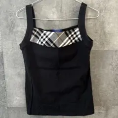 BURBERRY ブラック キャミソール 38 BURBERRY ブラック キャミソール 38