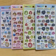 【正規品】ボンボンドロップシール　たまごっち　4枚セット　コンプリート