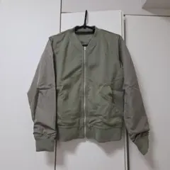 【美品】レディース ジャンパー ブルゾン リバーシブル カーキ