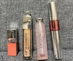 CLINIQUE サンローラン　Dior 口紅　リップグロス 4本セットのサムネイル