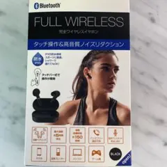 Bluetooth FULL WIRELESS イヤホン ブラック