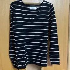 AZUL by MOUSSY ボーダー柄ニット M