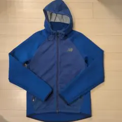 New Balance フード付きアウター Medium ブルー