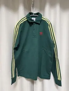【美品】adidas アディカラーラグビーシャツ XS 長袖Tシャツ