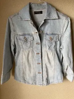 ORANGEGIRLのジージャン ライトブルー デニムジャケット9号