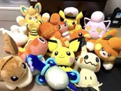 T】 ポケモン ぬいぐるみ 16個 タグ付き まとめ売り 大量 もふぐっと