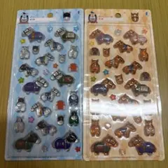 サラブレッドコレクション ぷっくりシール ゴールドシップ オルフェーヴル