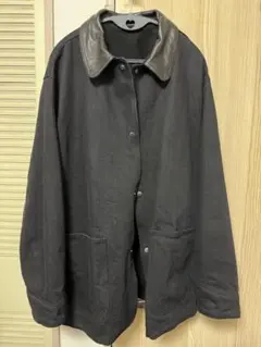 COMOLIデニムレザーワークジャケット サイズ3