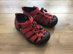 KEEN キッズ 水陸両用サンダル レッド　19.5 ㎝