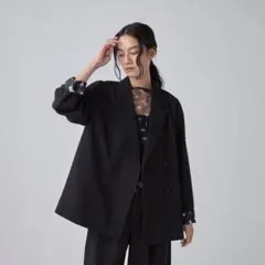 ebure エブール✴︎未使用✴︎25AWラミーツイル アンコンジャケット