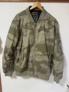 ❤️【FieldCore】カモフラージュ MA-1ジャケット LL