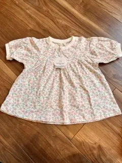「新品・未使用」花柄ベビーＴシャツ