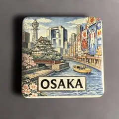 大阪　お土産用　マグネット　5x5cm