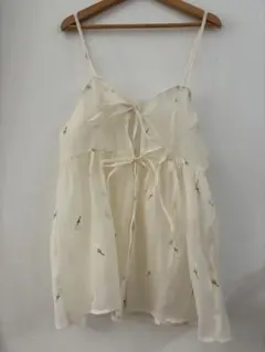 花刺繍シアーベスト　Lのサムネイル