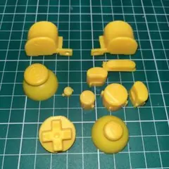 ゲームキューブ　コントローラー　ボタン　イエロー