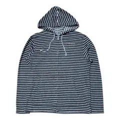 CONVERSE ボーダーパーカー フルジップパーカー