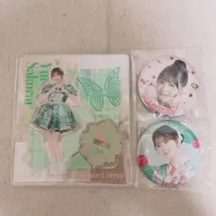 FRUITSZIPPER 櫻井優衣 アクスタ・缶バッジ 3点セット