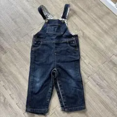 デニム ロンパース