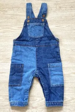 H&M デニムオーバーオール 9M