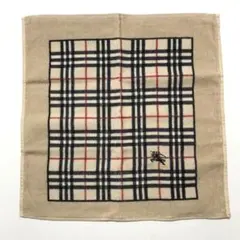ま*ゆ様 BURBERRY LONDON メンズ　チェック柄 ハンドタオル ハン