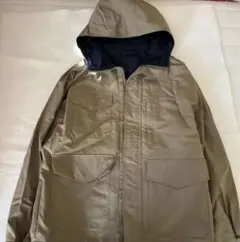UNIQLO防風カーキ色 フード付きジャケット M